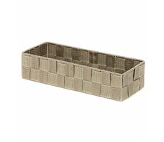 Compactor TEX - košík L Taupe (šedo-béžová) / Úložný organizér do zásuvky / 30 x 12 x 7 cm 