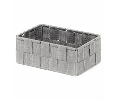 Compactor TEX - košík M sivá / Úložný organizér do zásuvky / 18 x 12 x 7 cm