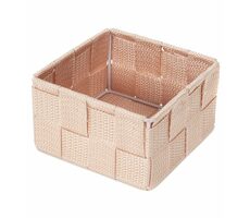 Compactor TEX - košík S ružová / Úložný organizér do zásuvky / 12 x 12 x 7 cm