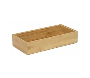 Compactor Bamboo Box XXL / Úložný organizér Compactor / 30 x 15 x 6.5 cm