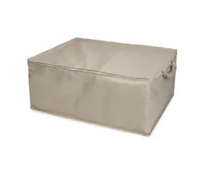 Compactor SANDY Úložný box na perinu a textil béžová / 50 x 70 x 30 cm