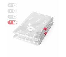 Compactor Vac&amp;Roll S 25 litrov Sada 2ks manuálnych a vákuových úložných vakov