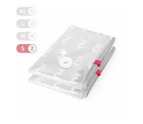 Compactor Vac&amp;Roll S 25 litrov Sada 2ks manuálnych a vákuových úložných vakov / 40 x 60 cm