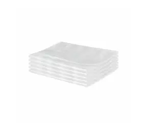 Compactor Sada 5 ks priehľadných prepravných vreciek so zipsom na svetre a mikiny / 42 x 52 cm