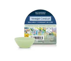 Yankee Candle Cucumber Mint Cooler voňavý vosk do aromalampy 22g / doba horenia až: 8 h