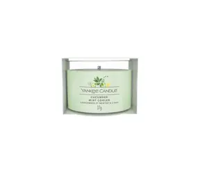 Yankee Candle Cucumber Mint Cooler votívna sviečka plnená v skle 37g