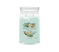 Yankee Candle Aloe &amp; Agave Signature veľký pohár 567g / doba horenia až: 90h