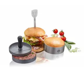 Gefu BBQ Sada na burgre 3-dielna / hliník a oceľ 