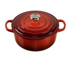 Le Creuset Signature Hrniec s pokrievkou 20 cm červená