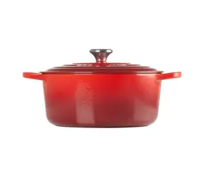 Le Creuset Signature Hrniec s pokrievkou 22 cm červená