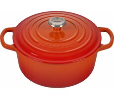 Le Creuset Signature Hrniec s pokrievkou 22 cm oranžová