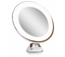 RIO Multi-Use LED Makeup Mirror / Kozmetické zrkadlo / 5x zväčšenie / LED osvetlenie