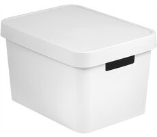 Curver Infinity Úložný box s vekom - Pevný 17 l biela / 36 x 22 x 27 cm