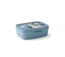 Curver Snap Box Dóza na potraviny s prepážkou 1.8 l wild life modrá