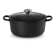Le Creuset Signature Hrniec s pokrievkou 26 cm čierna