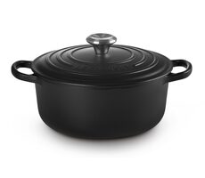 Le Creuset Signature Hrniec s pokrievkou 20 cm čierna