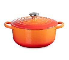 Le Creuset Signature Hrniec s pokrievkou 20 cm oranžová