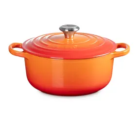 Le Creuset Signature Hrniec s pokrievkou 20 cm oranžová