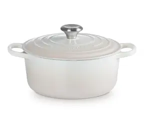 Le Creuset Signature Hrniec s pokrievkou 24 cm biela