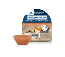 Yankee Candle Pumpkin Cinnamon Swirl voňavý vosk do aromalampy 22g / doba horenia až: 8 h
