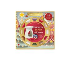Yankee Candle vianočný set 2024 aromalampa a vonné vosky 