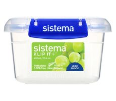 Sistema KLIP IT PLUS Škatuľka na potraviny 2 klipy 400 ml
