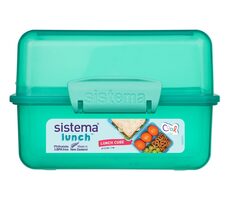 Sistema Lunch Krabička na obed s 2 oddielmi 1.4 l mätová