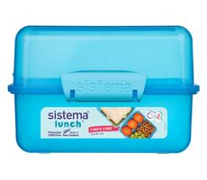 Sistema Lunch Krabička na obed s 2 oddielmi 1.4 l modrá