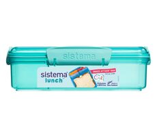 Sistema Lunch Krabička na desiatu s 2 oddelenými priehradkami 975 ml mätová