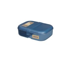 Sistema Ocean Bound Trojkomorová krabička na obed s nádobou na jogurt 1.1 l modrá