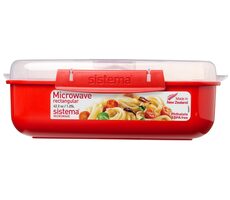Sistema Microwave Krabička na ohrev jedla 1.25 l červená