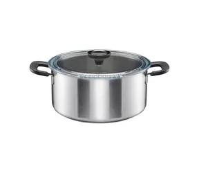 Fiskars Functional Form Hrniec s pokrievkou 5 l / nerezová oceľ