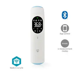 Nedis BTHTIR10WT biela / Infračervený teplomer biela / LED Displej / SmartLife 