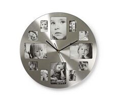 Nedis Nástenné hodiny strieborná / Priemer: 400 mm / Kov 