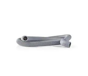 Nedis Vypúšťacia Hadica šedá / 22 mm / 19 mm / 0.5 Bar / 60 °C / 2.00 m / Aplikácia: Umývačka & Práčka 