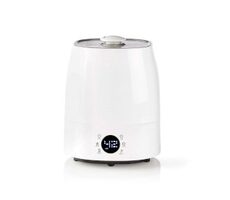 Nedis Zvlhčovač vzduchu bielo-šedá / 110 W / S chladnou a teplou hmlou / 5.5 l / Vlhkomer / Časovač 