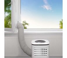 Nedis AC Window Seal biela / Tesnenie do okien pre klimatizáciu / Zip 