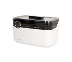Nedis Ultrazvuková čistička šperkov biela / Sieťové napájanie / 220 - 240 V AC 50/60 Hz / Plast