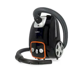 Nedis VCBG250GY čierna / Vreckový vysávač / 700 W / 72 dB / 3 l / Akčný rádius: 9.00 m 