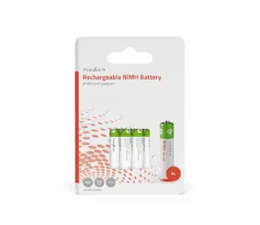 Nedis Dobíjacia Ni-MH batéria AAA 4 ks / 1.2 V DC / 950 mAh / Prednabité 