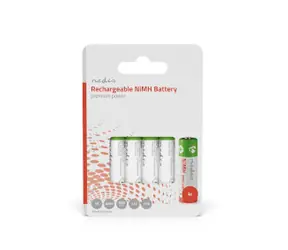 Nedis Dobíjacia Ni-MH batéria AA 4 ks / 1.2 V DC / 2600 mAh 