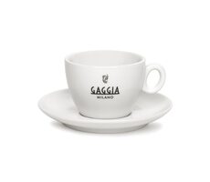 Gaggia šálky s podšálkami espresso / 6 ks / porcelán