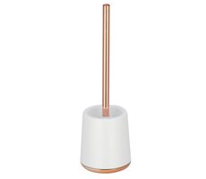 MSV Lena WC kefa s plastovou nádobou biela / medená