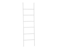 MSV JAYDEN kúpeľňový rebrík na uteráky biely/kovový