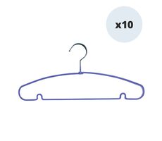 MSV ANIT-SLIP sada 10 ks ramienok fialová / oceľ potiahnutý plastom
