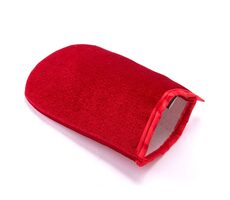 MSV rukavice na textil a čalúnenie na odstránenie chlpov a nečistôt červená / polyester