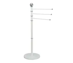 MSV ACIER stojan na uteráky 3 ramená biela