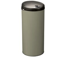Rossignol Sensitive PLUS 90623 šedozelený / Bezdotykový odpadkový kôš / 45 L / RAL 7033