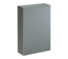 Rossignol Stella 51349 metalovo šedý / Nástenný kôš s vekom / 20 L