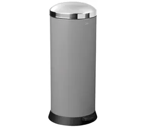 Rossignol Bomba 91043 sivý / Pedálový kôš / 30 L / RAL 9006
